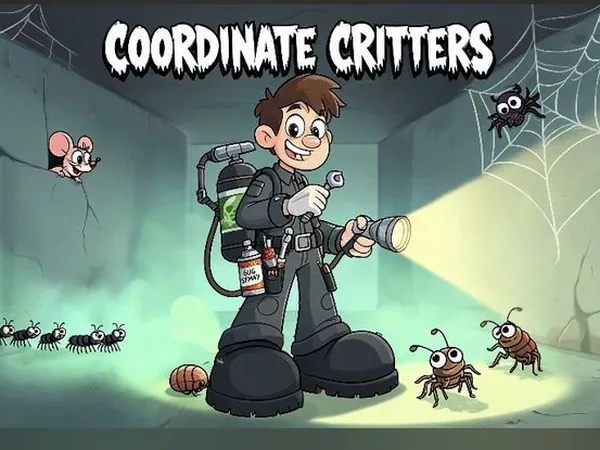 Coordinate Critters game screenshot