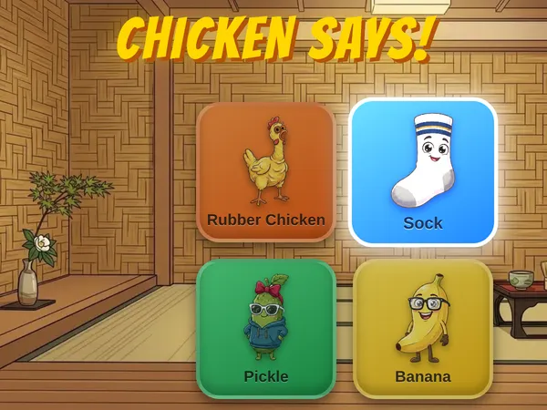 Chicken Says game screenshot