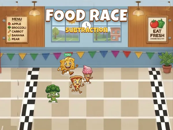 Food Race game screenshot