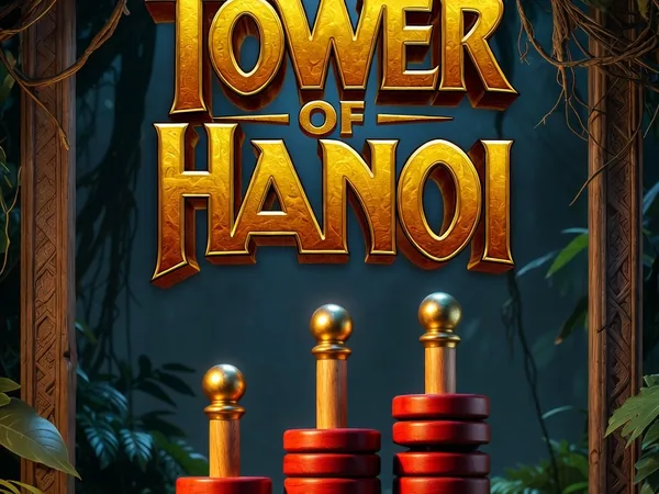 Tower of Hanoi game screenshot