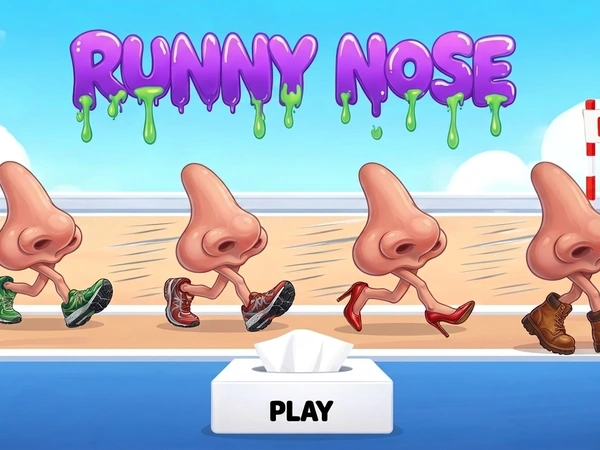 Runny Nose Race game screenshot