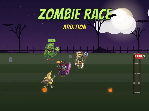 Zombie Race game screenshot