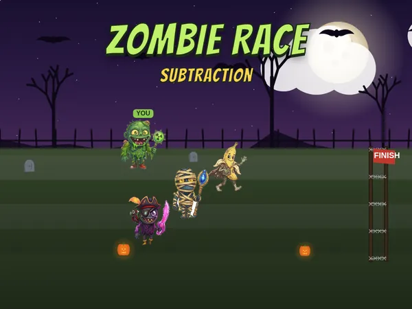 Zombie Race game screenshot